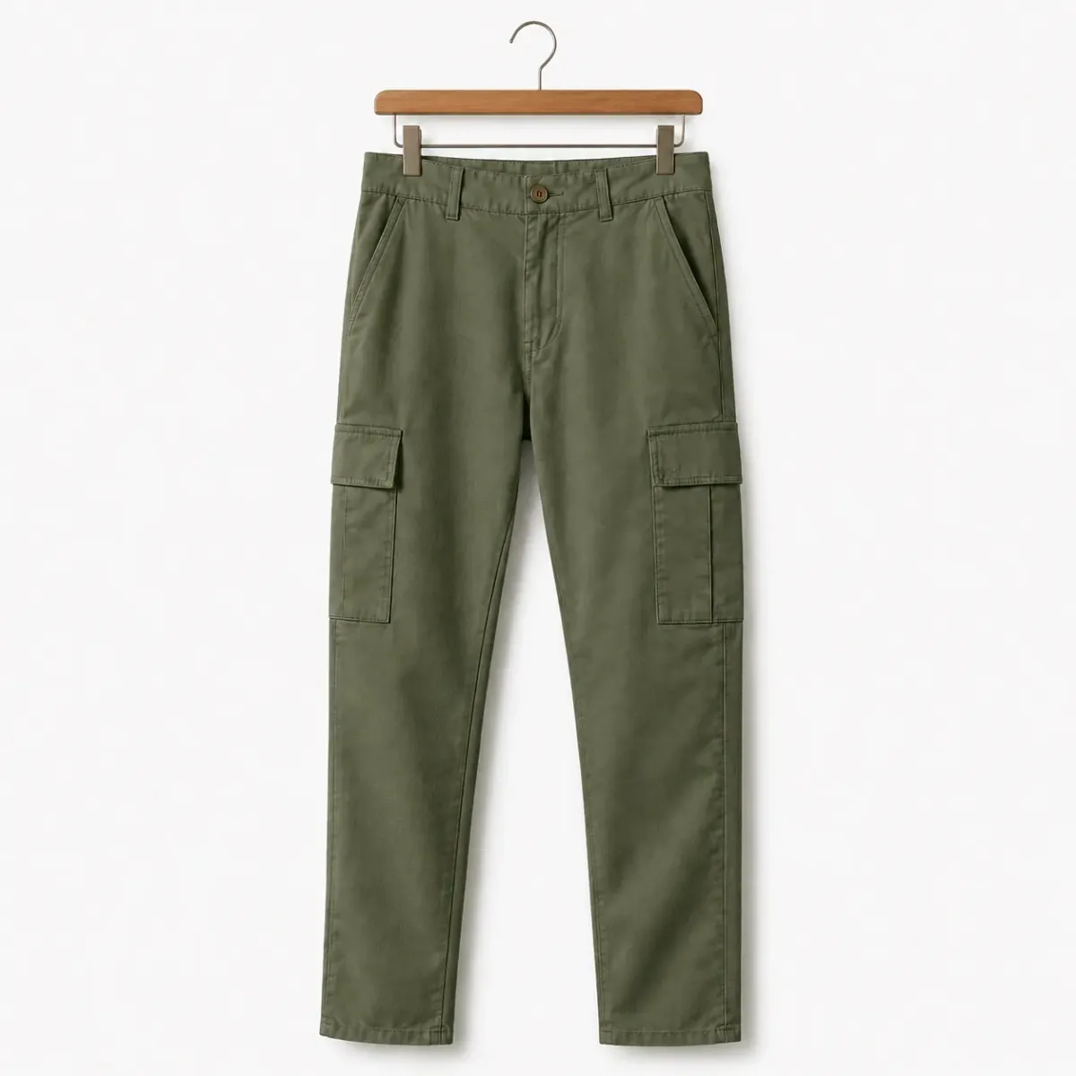 Slim fit cargo nadrág